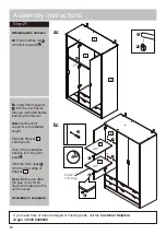 Предварительный просмотр 26 страницы Argos HOME New Pagnell 3 Dr 4 Drw Wardrobe 605/8788 Assembly Instructions Manual