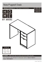 Предварительный просмотр 1 страницы Argos HOME New Pagnell 606/9447 Assembly Instructions Manual