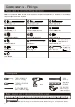 Предварительный просмотр 4 страницы Argos Home Tall Unit Shelf and Drawer 699/9524 Assembly Instructions Manual