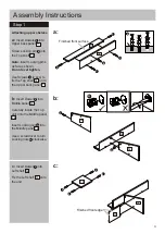 Предварительный просмотр 5 страницы Argos Home Tall Unit Shelf and Drawer 699/9524 Assembly Instructions Manual