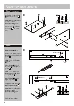 Предварительный просмотр 6 страницы Argos Home Tall Unit Shelf and Drawer 699/9524 Assembly Instructions Manual