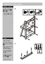 Предварительный просмотр 11 страницы Argos Home Tall Unit Shelf and Drawer 699/9524 Assembly Instructions Manual