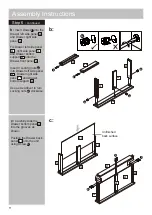 Предварительный просмотр 12 страницы Argos Home Tall Unit Shelf and Drawer 699/9524 Assembly Instructions Manual