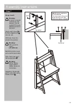 Предварительный просмотр 13 страницы Argos Home Tall Unit Shelf and Drawer 699/9524 Assembly Instructions Manual