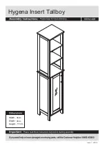 Argos Hygena 833/4448 Assembly Instructions Manual предпросмотр