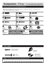 Предварительный просмотр 4 страницы Argos hygena Hamlin 143/4235 Assembly Instructions Manual