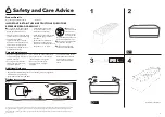 Preview for 2 page of Argos Hygena Large Fabric Ottoman Quick Manual