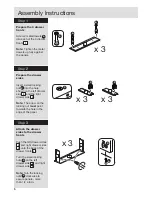 Предварительный просмотр 6 страницы Argos Kensington 402/7216 Assembly Instructions Manual