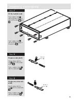 Предварительный просмотр 13 страницы Argos Kensington 411/7542 Assembly Instructions And Operating Manual