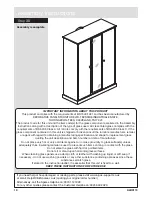 Предварительный просмотр 20 страницы Argos Kensington 411/7542 Assembly Instructions And Operating Manual