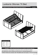 Предварительный просмотр 1 страницы Argos Lamberto Ottoman TV Bed Assembly Instructions Manual