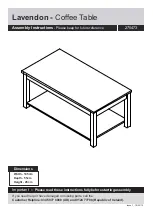 Argos Lavendon 275473 Assembly Instructions Manual предпросмотр