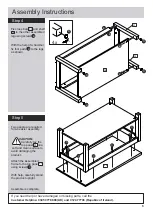 Preview for 7 page of Argos Lavendon 275473 Assembly Instructions Manual