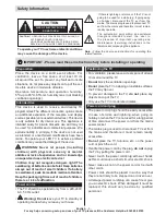 Preview for 3 page of Argos LED32127HDDVDT Installation & Operating Instructions Manual