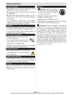 Preview for 4 page of Argos LED32127HDDVDT Installation & Operating Instructions Manual