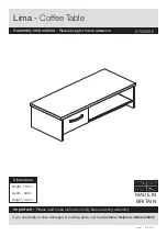 Предварительный просмотр 1 страницы Argos Lima Coffee Table Assembly Instructions Manual