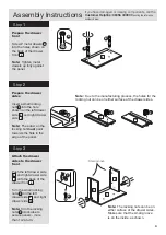 Предварительный просмотр 5 страницы Argos Lima Coffee Table Assembly Instructions Manual