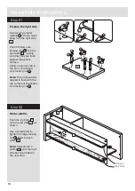 Предварительный просмотр 14 страницы Argos Lima Coffee Table Assembly Instructions Manual