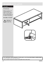 Предварительный просмотр 16 страницы Argos Lima Coffee Table Assembly Instructions Manual