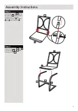 Предварительный просмотр 5 страницы Argos MADRID SPRING CUSHION CHAIR 6187862 Assembly Instructions Manual