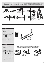 Preview for 5 page of Argos Malibu 2 Drawer 3 Door Robe 238/5792 Assembly Instructions Manual