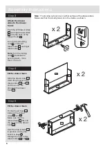 Preview for 6 page of Argos Malibu 2 Drawer 3 Door Robe 238/5792 Assembly Instructions Manual