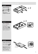 Preview for 7 page of Argos Malibu 2 Drawer 3 Door Robe 238/5792 Assembly Instructions Manual