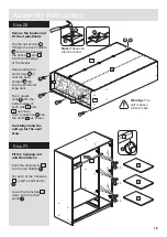 Preview for 13 page of Argos Malibu 2 Drawer 3 Door Robe 238/5792 Assembly Instructions Manual