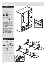 Preview for 14 page of Argos Malibu 2 Drawer 3 Door Robe 238/5792 Assembly Instructions Manual