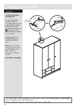 Preview for 18 page of Argos Malibu 2 Drawer 3 Door Robe 238/5792 Assembly Instructions Manual