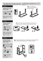 Предварительный просмотр 5 страницы Argos Malibu 227/2087 Assembly Instructions Manual