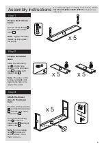 Предварительный просмотр 5 страницы Argos Malibu 274/7536 Assembly Instructions Manual