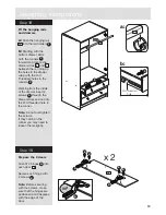 Preview for 13 page of Argos Malibu 3 Drawer 2 Door Robe Assembly Instructions Manual