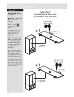 Preview for 14 page of Argos Malibu 3 Drawer 2 Door Robe Assembly Instructions Manual