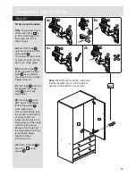 Preview for 15 page of Argos Malibu 3 Drawer 2 Door Robe Assembly Instructions Manual