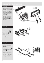 Preview for 6 page of Argos Malibu 305/1788 Assembly Instructions Manual