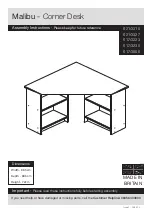 Предварительный просмотр 1 страницы Argos Malibu 617/3223 Assembly Instructions Manual