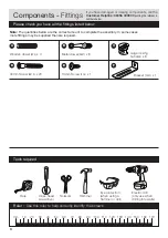 Предварительный просмотр 4 страницы Argos Malibu 617/3223 Assembly Instructions Manual