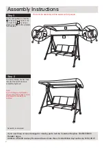 Preview for 8 page of Argos MALIBU 6524803 Assembly Instructions Manual