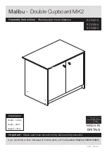 Argos Malibu Double Cupboard MK2 Assembly Instructions Manual предпросмотр