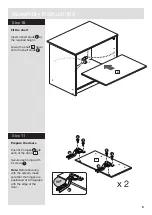 Предварительный просмотр 9 страницы Argos Malibu Double Cupboard MK2 Assembly Instructions Manual