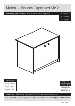 Предварительный просмотр 13 страницы Argos Malibu Double Cupboard MK2 Assembly Instructions Manual