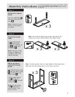 Предварительный просмотр 5 страницы Argos Malibu Series Assembly Instructions Manual