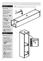 Preview for 10 page of Argos Malibu Tall Unit 833/7115 Assembly Instructions Manual