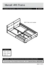 Предварительный просмотр 1 страницы Argos Marcell 4ft6 Frame Assembly Instructions Manual