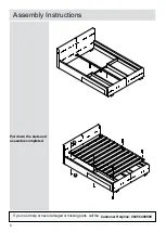 Предварительный просмотр 10 страницы Argos Marcell 4ft6 Frame Assembly Instructions Manual