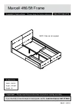 Предварительный просмотр 11 страницы Argos Marcell 4ft6 Frame Assembly Instructions Manual