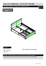 Предварительный просмотр 21 страницы Argos Marcell 4ft6 Frame Assembly Instructions Manual