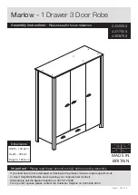 Предварительный просмотр 1 страницы Argos Marlow 425/8009 Assembly Instructions Manual