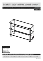 Предварительный просмотр 1 страницы Argos Matrix 609/0399 Assembly Instructions Manual